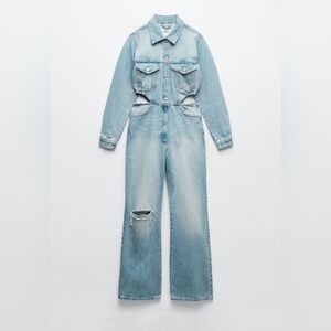 Zara Denim Jumpsuit SOLD OUT online and store